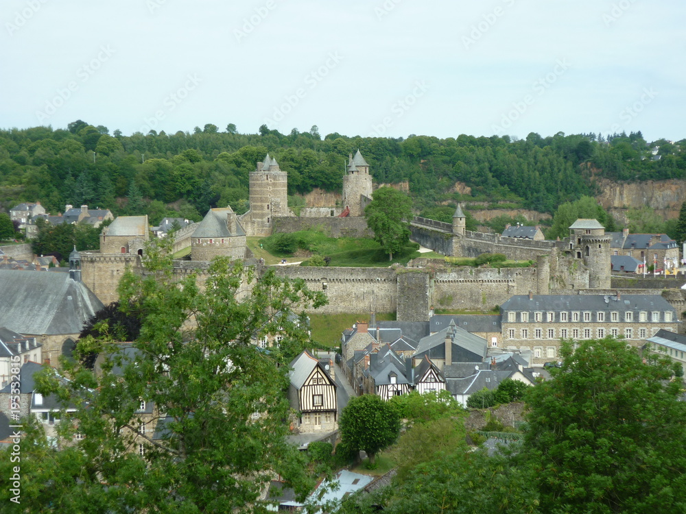 Château de Fougères, Bretagne, France