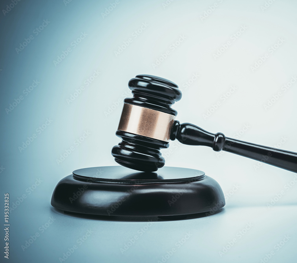 the Hammer Judge on white background the Hammer Judge on white background