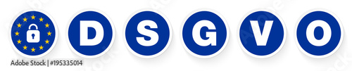 Buttons Banner "DSGVO" Europa