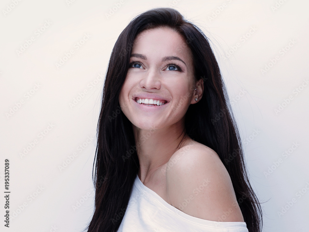 Portrait of a stylish smiling young woman Portrait of a stylish smiling young woman