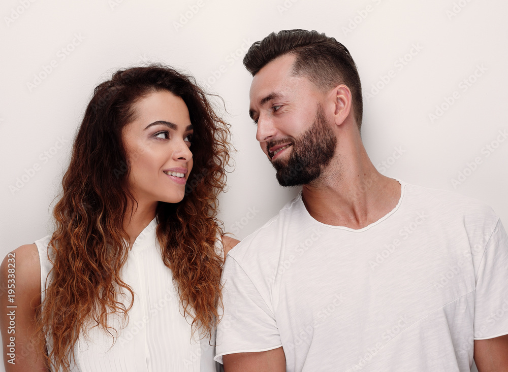 portrait of a young couple portrait of a young couple