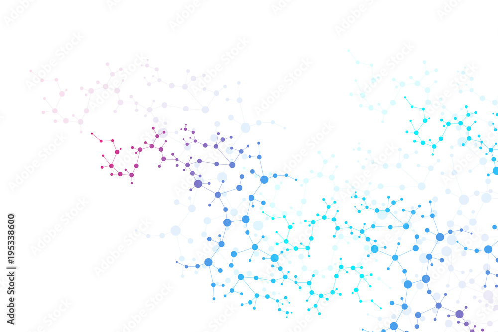 Structure molecule and communication. Dna, atom, neurons. Scientific concept for your design. Connected lines with dots. Medical, technology, chemistry, science background. illustration. Structure molecule and communication. Dna, atom, neurons. Scientific concept for your design. Connected lines with dots. Medical, technology, chemistry, science background. illustration.