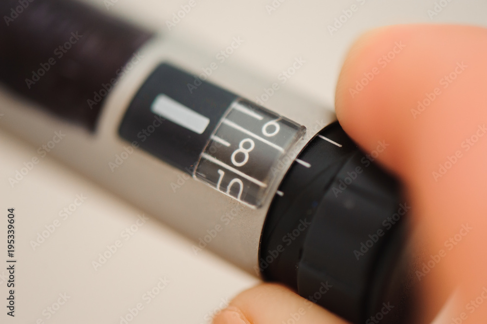 scale on the bottom of insulin pen, self injection medical equipment for diabetes patients scale on the bottom of insulin pen, self injection medical equipment for diabetes patients