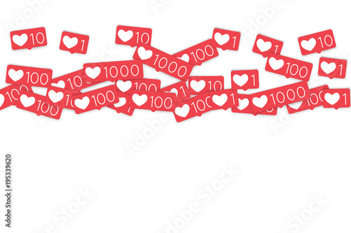 Social media counters.