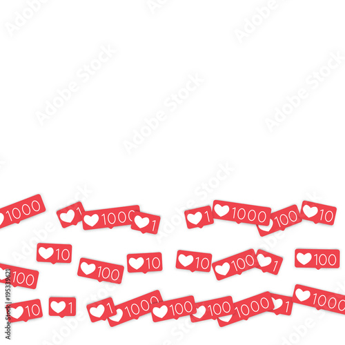 Social media counters.