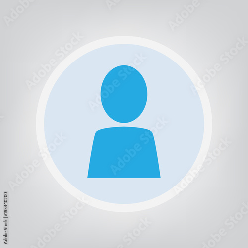 avatar person icon- vector illustration