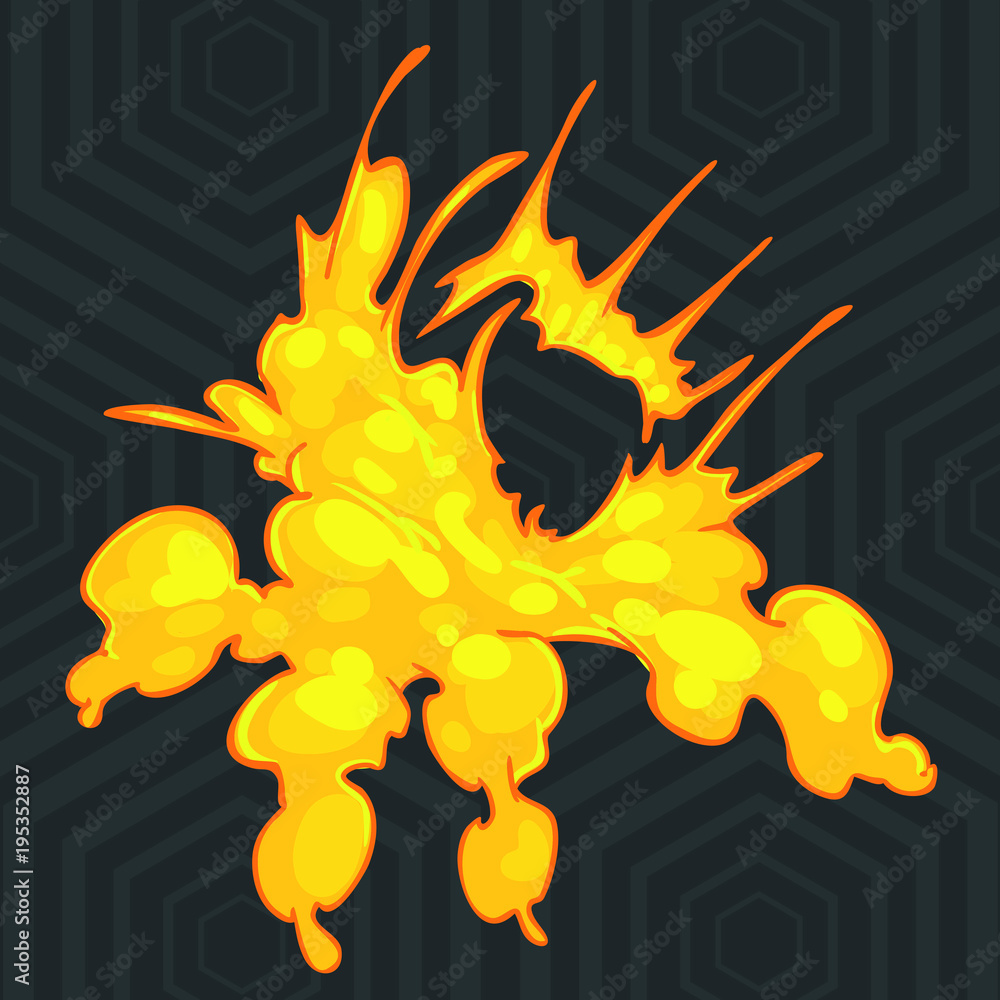 fire on black background fire on black background