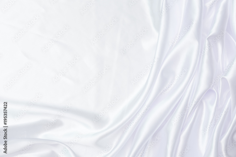 White fabric background and texture, Pattern and detail grooved of white fabric for background and abstract