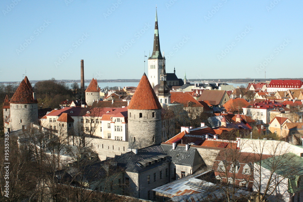 Obraz premium Old Town, Tallinn, Estonia