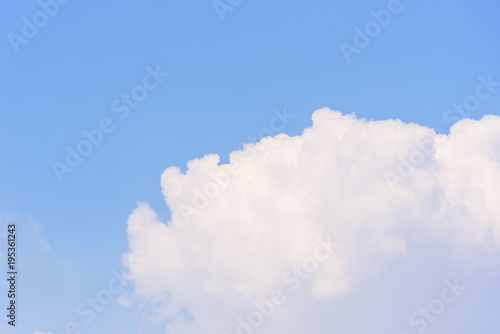 Blue sky with cloud in the morning. © Joeahead