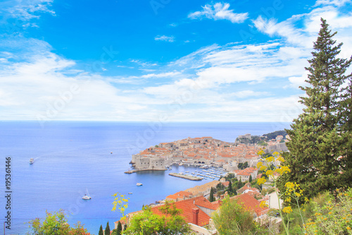 Fototapeta Naklejka Na Ścianę i Meble -  Beautiful view of the ancient city of Dubrovnik, Croatia