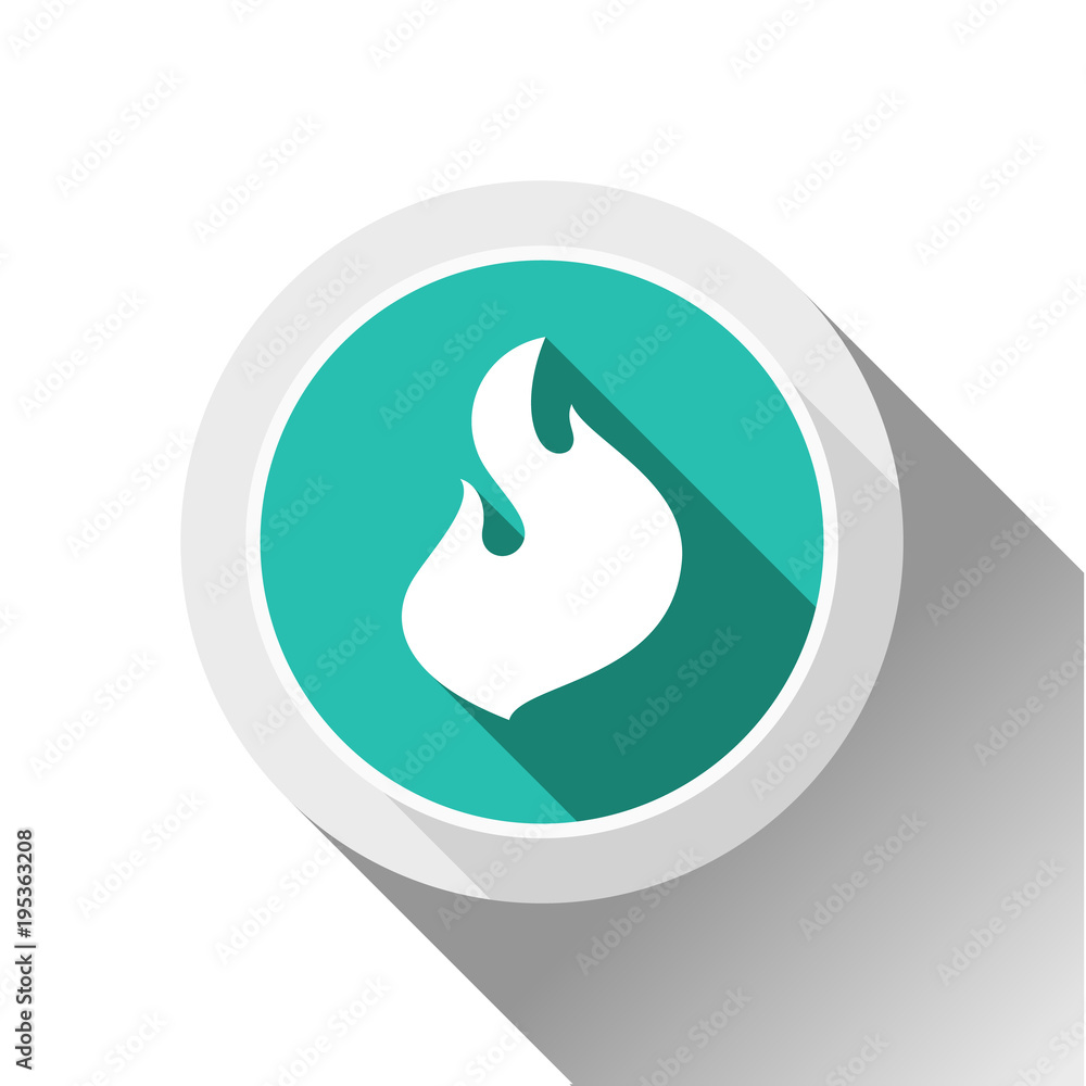 Fire flames, button Fire flames, button