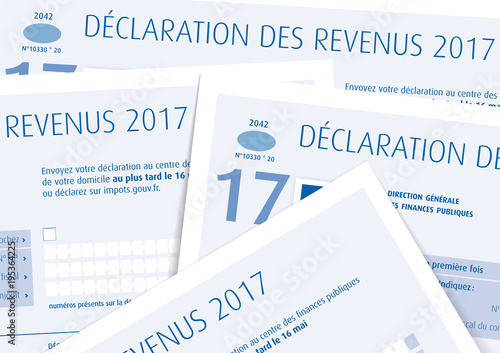 Impôts sur le revenu 2017 - Déclaration papier 
