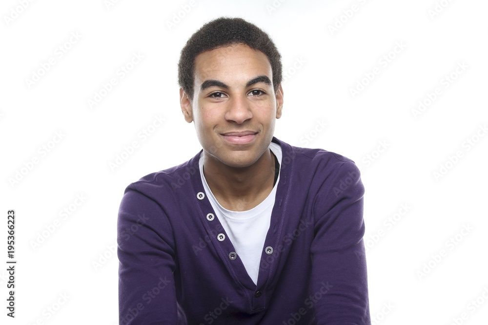 Afro young man Afro young man