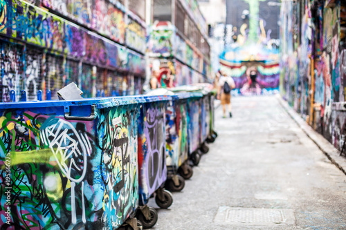 Graffiti in Melbourne Australia  © Dennis