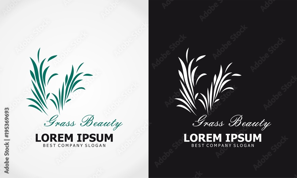 eco grass beauty logo