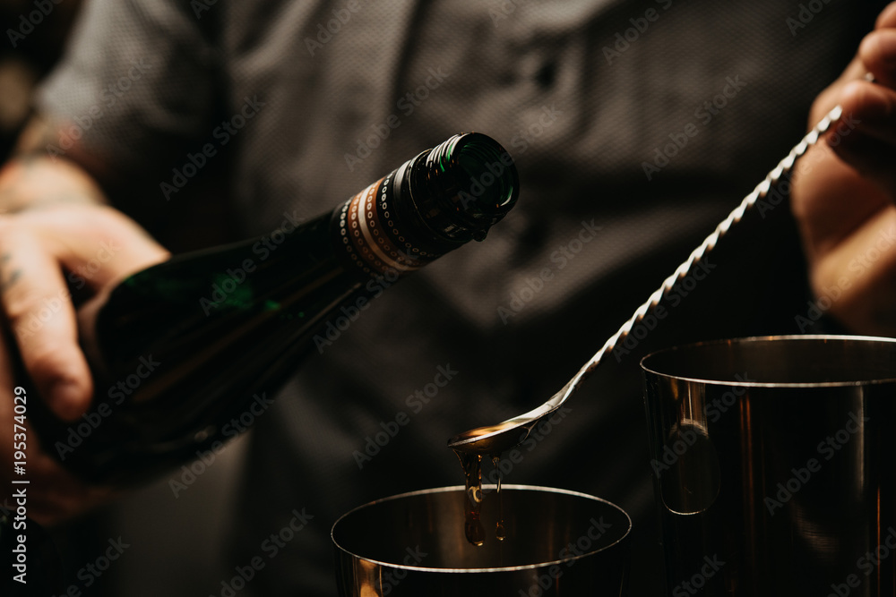 Bartender spoon Stock Photo Adobe Stock