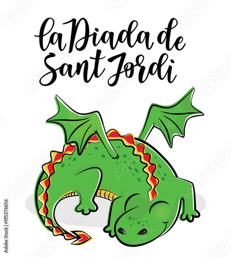 la Diada de Sant Jordi (the Saint George's Day). photo