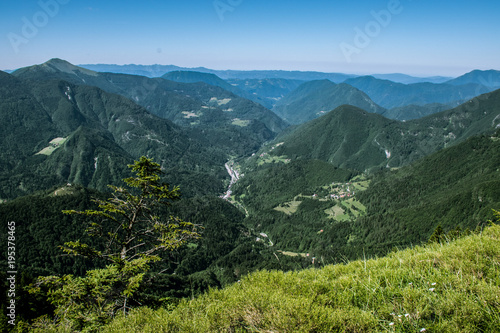 Mountain Mozic - View of Alps © Janja