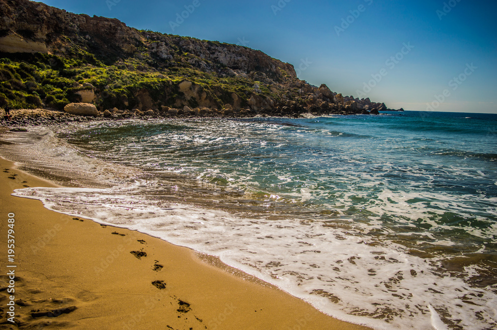 Golden Bay Beach, Malta