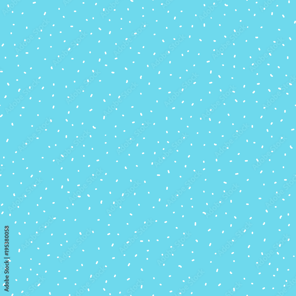 Universal vector seamless pattern of simple elements