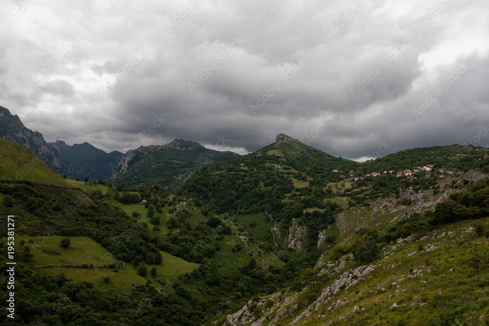 Landscape of Asturias, Spain