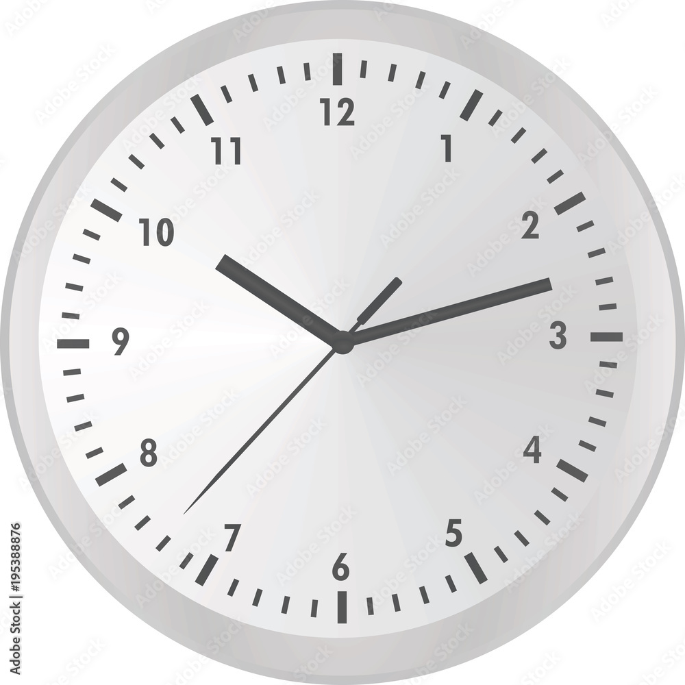 Wall clock. vector illustration Wall clock. vector illustration