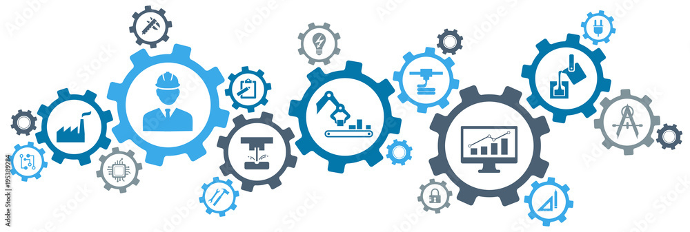 Engineering vector: digitalisation, technology, innovation - abstract ...