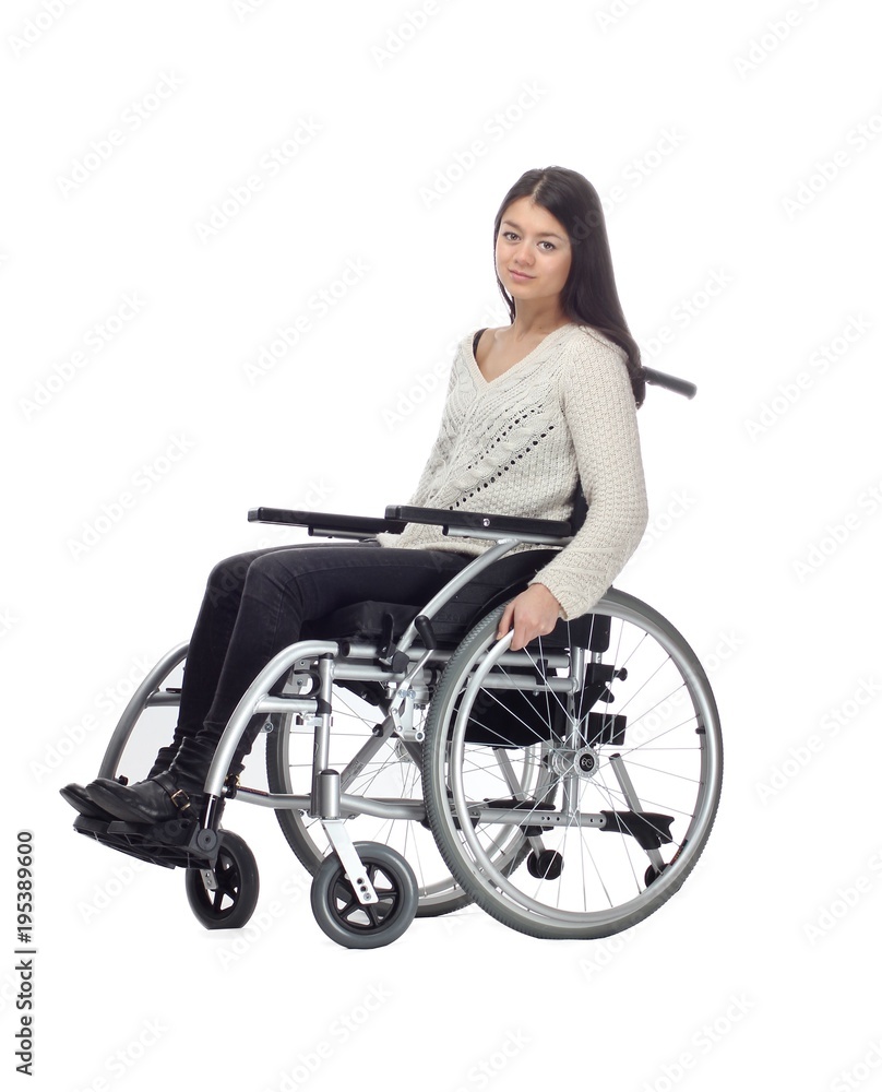 Woman in a wheelchair