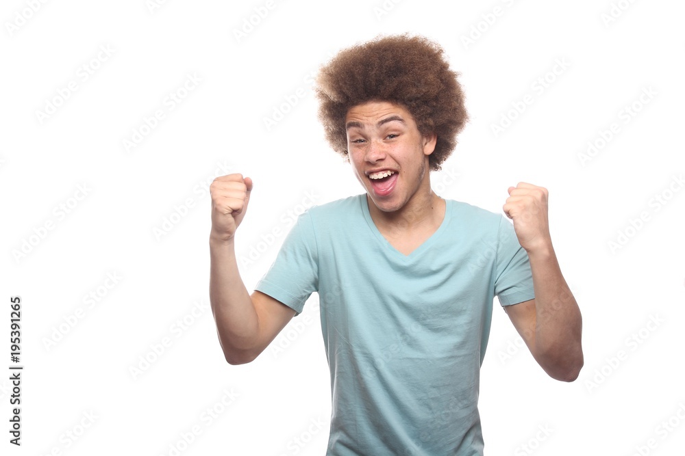 Young afro man Young afro man