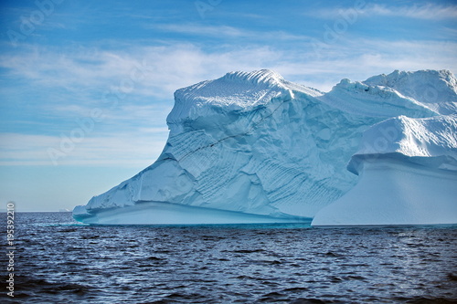 Greenland. Giant icebergs near the village of Ilulissat