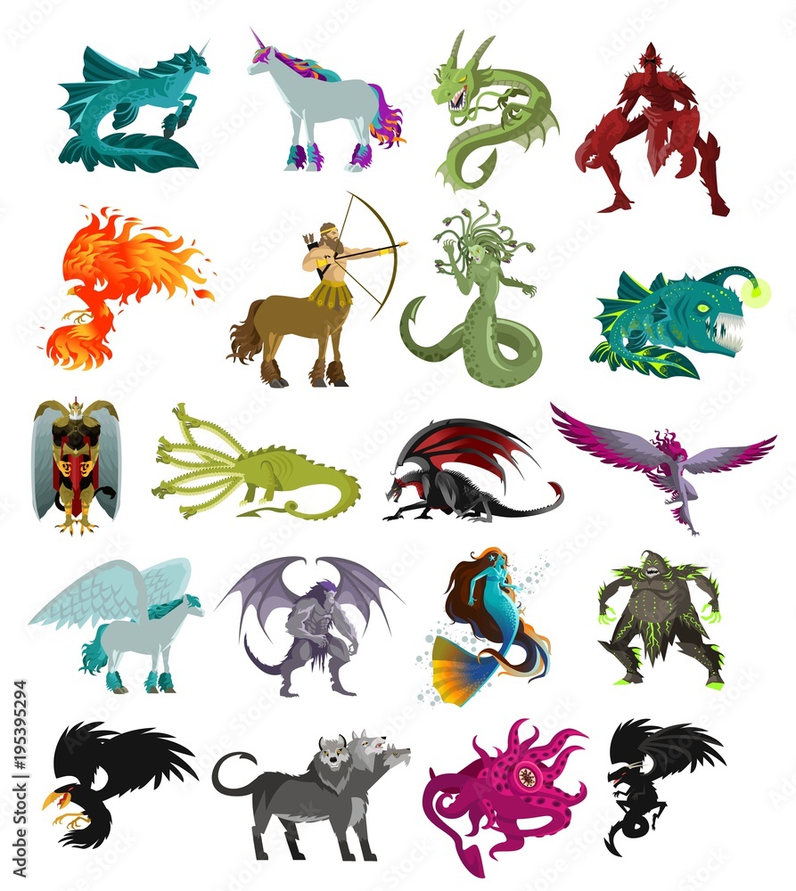 Fototapeta premium fantastic magical beasts