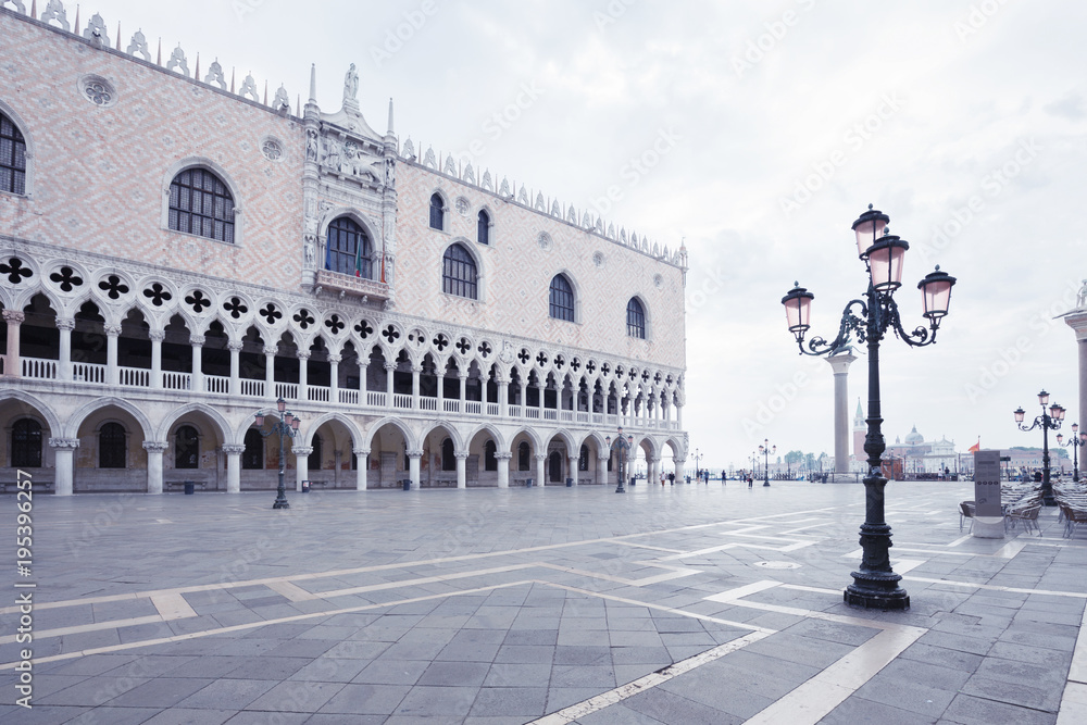 Venice / historical architecture in the main square of the city
