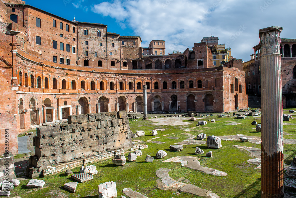 Forum Romanum in Rom in Italien