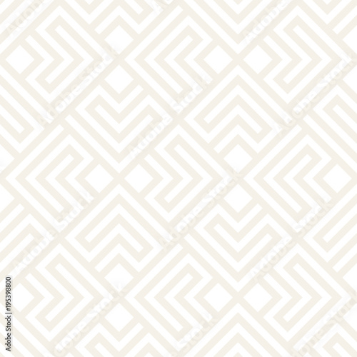 Vector seamless lattice pattern. Modern subtle texture with monochrome trellis. Repeating geometric grid. Simple design background. 