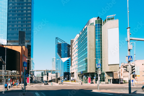 Tallinn, Estonia. Modern Architecture In Estonian Capital. Business Center photo