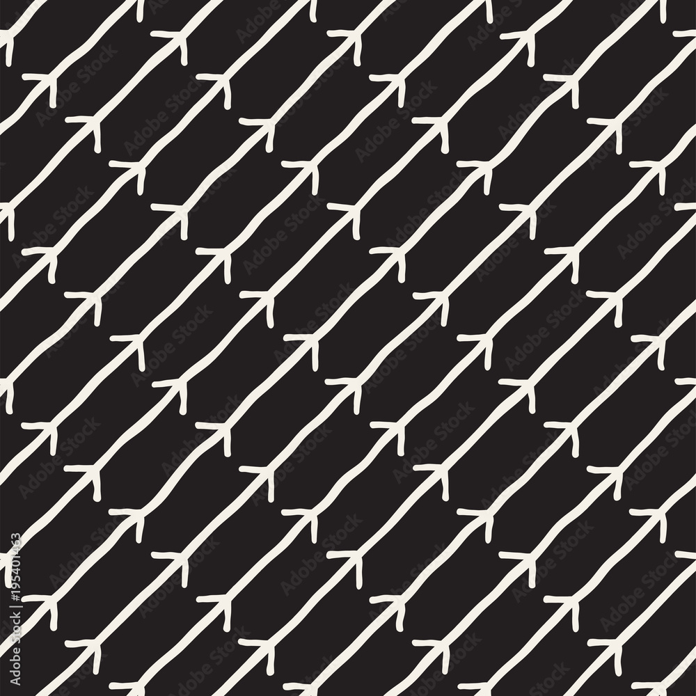 Hand drawn style ethnic seamless pattern. Abstract grungy geometric background in black and white. Hand drawn style ethnic seamless pattern. Abstract grungy geometric background in black and white.