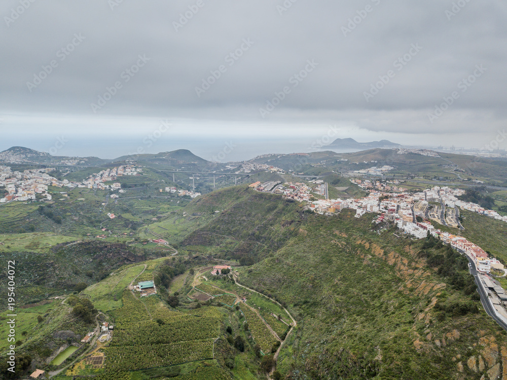 beautiful air views in Canarian islands