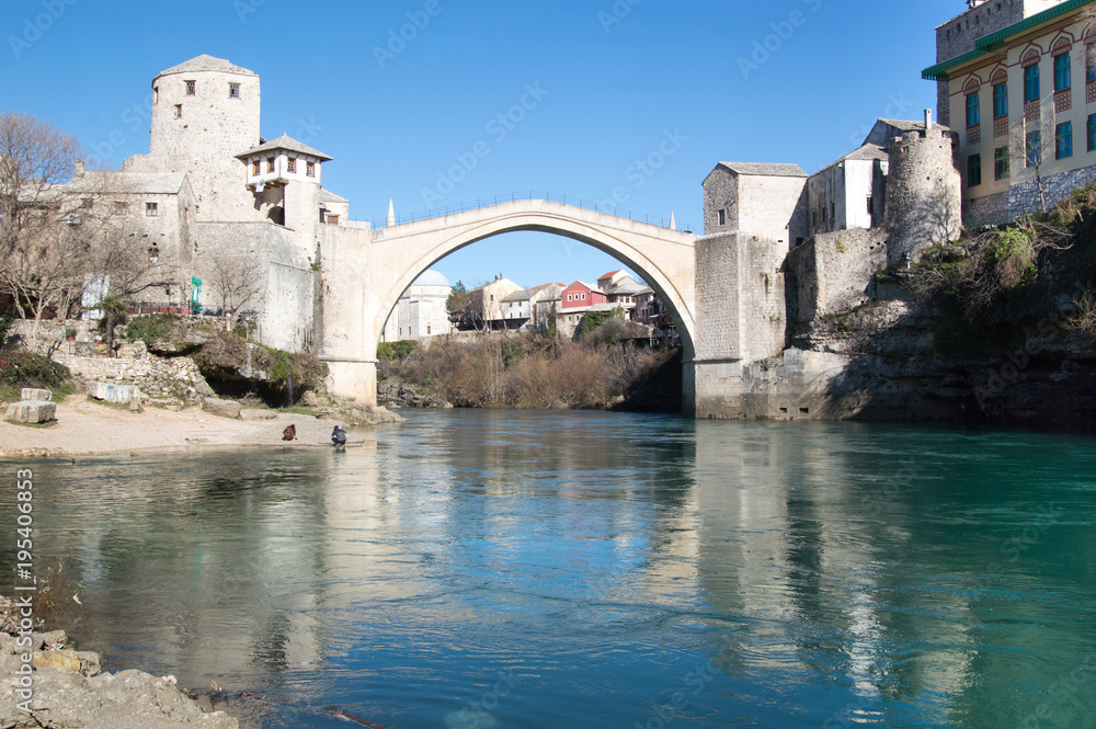 Stari Most bridge over Neretva