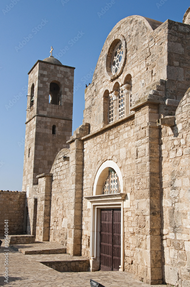 St. Barnabas Monastery in Northern Cyprus. The St Barnabas monastery and Icon museum is situated close to the Royal Tombs between Tuzla and Salamis