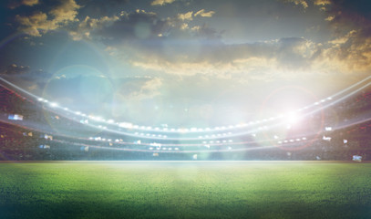 american football stadium 3D.