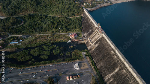 Aerial photos of  Large Dam
