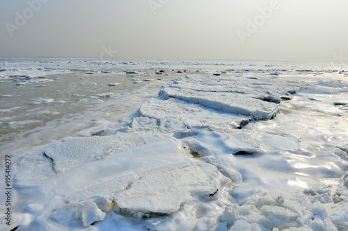 On winter sea ice