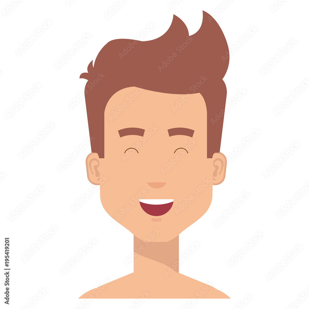 young man shirtless avatar character young man shirtless avatar character