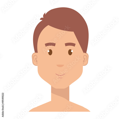 young man shirtless avatar character