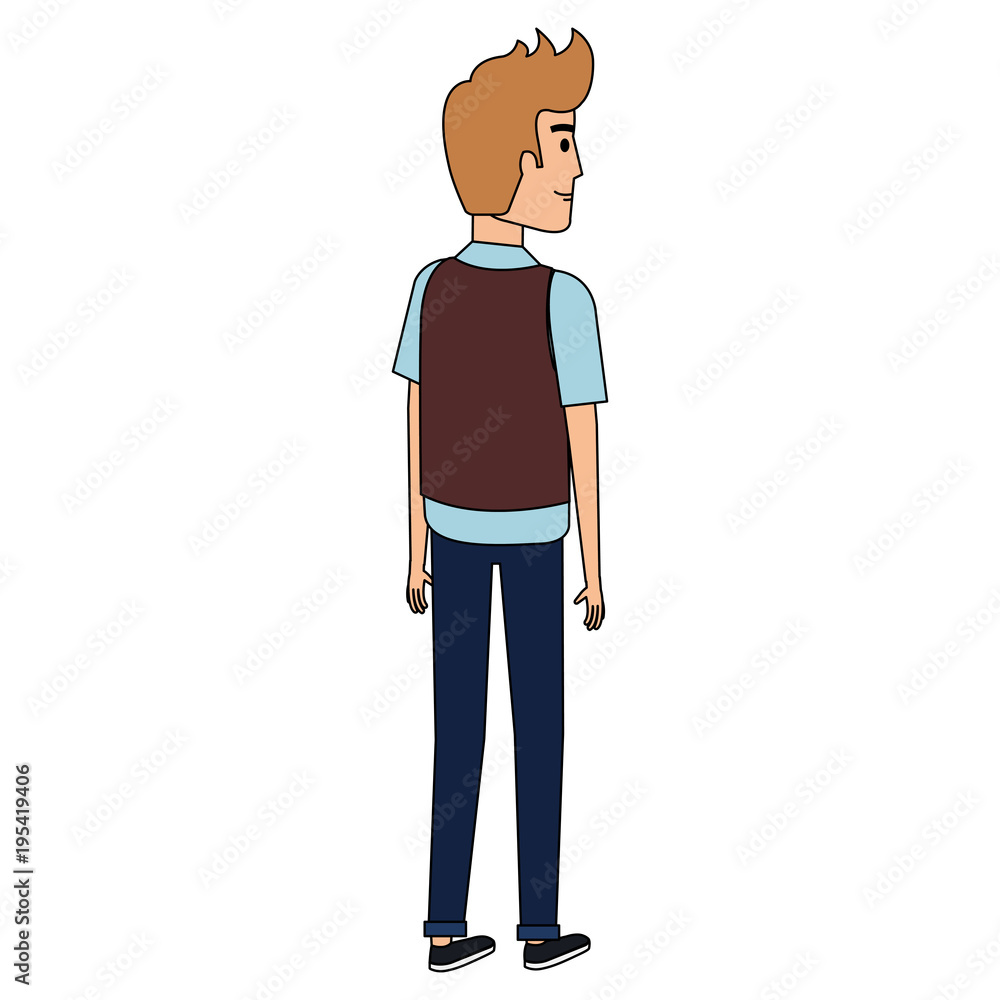 young man model avatar character young man model avatar character