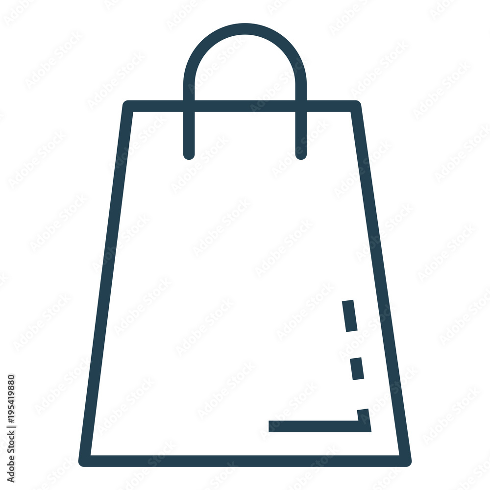 shopping bag isolated icon shopping bag isolated icon