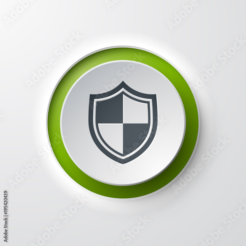 icône bouton Protection Bouclier