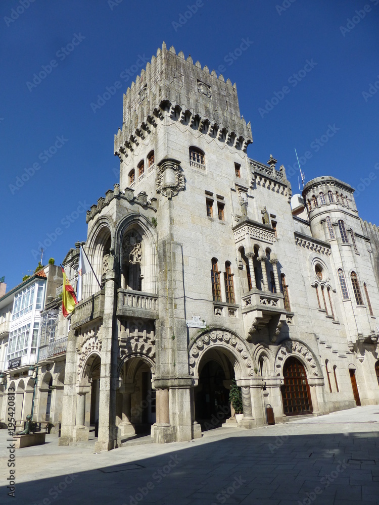 Porriño, pueblo de la provincia de Pontevedra e integrado en el Área Metropolitana de Vigo, en el noroeste de España