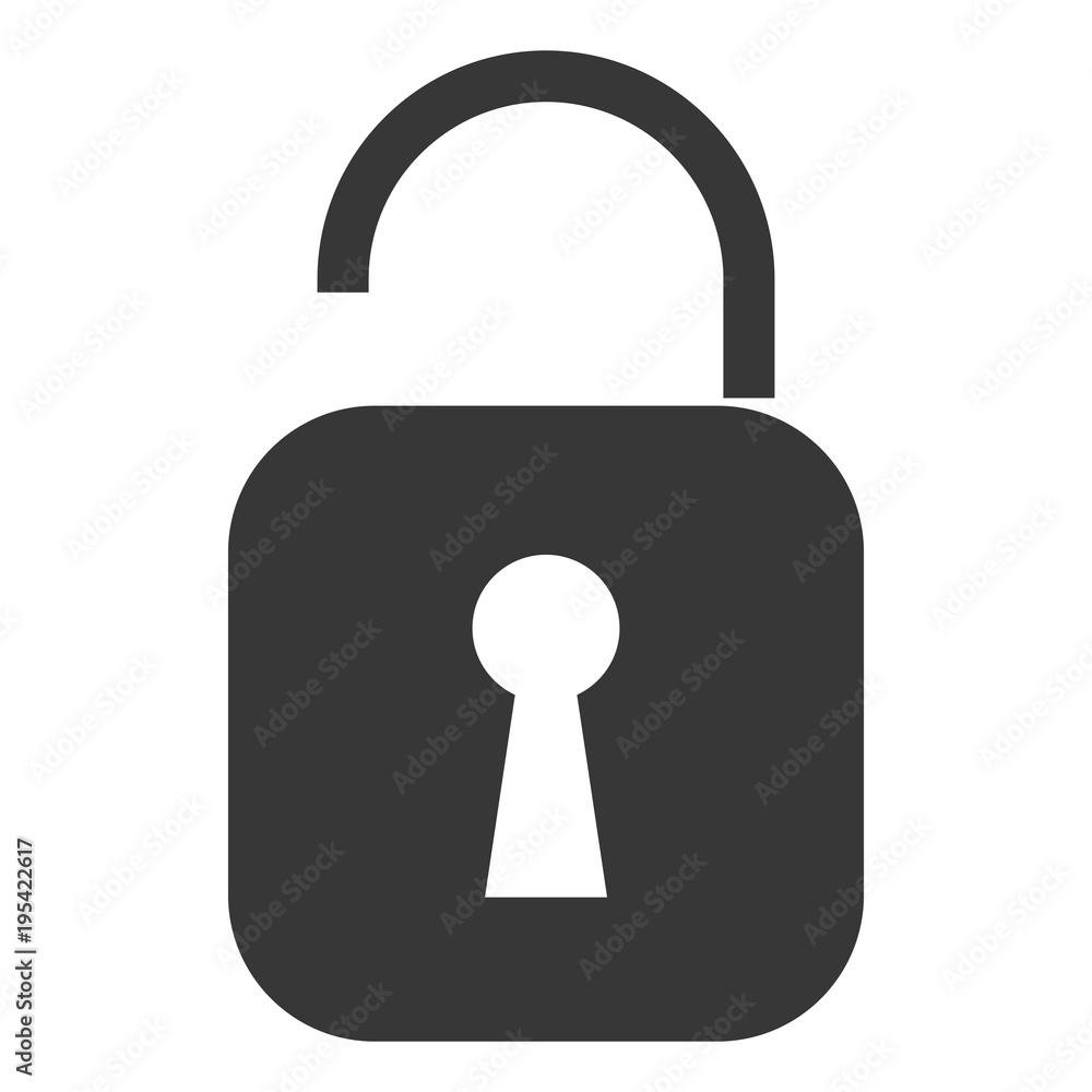 safe secure padlock icon